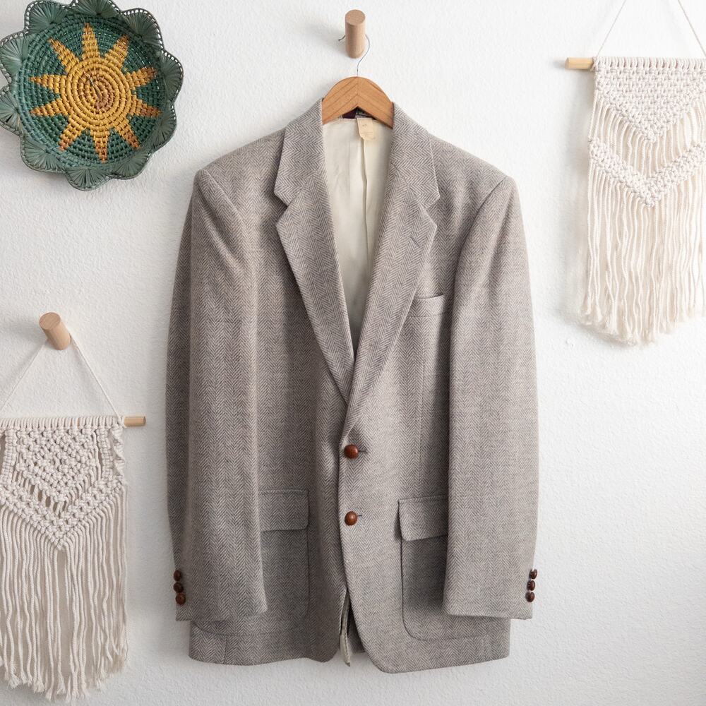 Farah Clothing Co Men's Gray Wool Blazer Size 40L